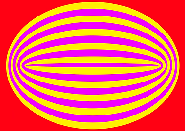 Yellow and Purple Elipse