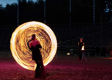 Fire Artist perfect circle