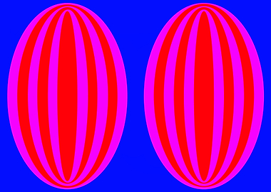 2 Purple and Red Elipses