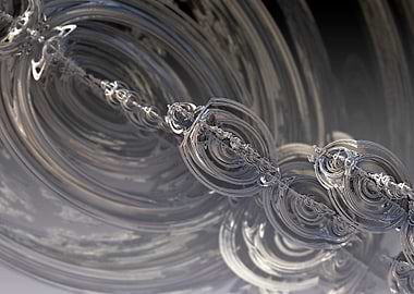 Abstract geometric fractal