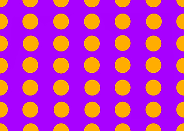 Gold Dots on Purple