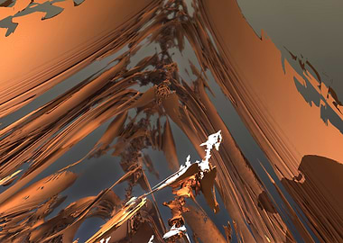 Abstract geometric fractal