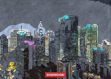 Shanghai Skyline China
