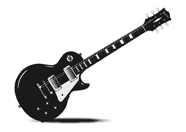 Half Tone Electric Guitar