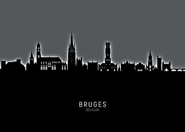 Bruges Skyline Belgium