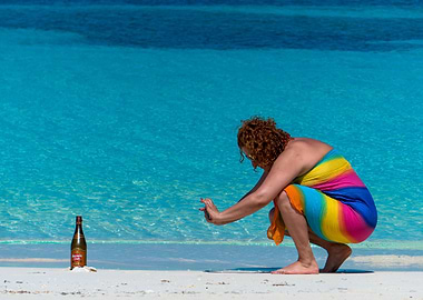 Girl on the waterfront