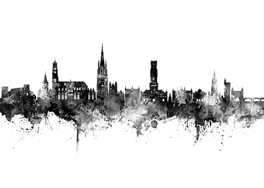 Bruges Skyline Belgium