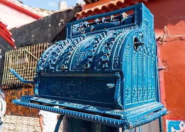 Artistic cash register