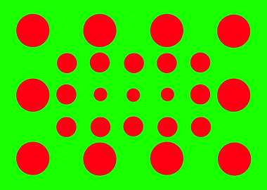 Shrinking Red Dots