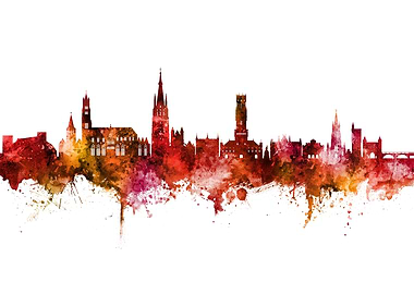 Bruges Skyline Belgium