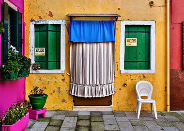 Vintage Burano house Italy