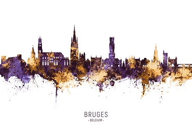 Bruges Skyline Belgium