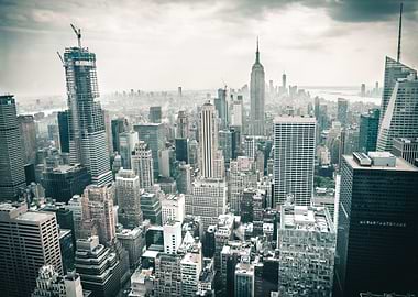 Sky view on New York City
