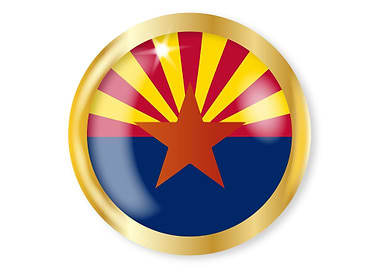 Arizona Flag Button
