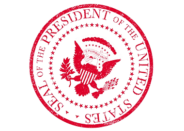 President Seal Rubbe Stamp