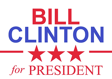 BILL CLINTON for PRESIDENT