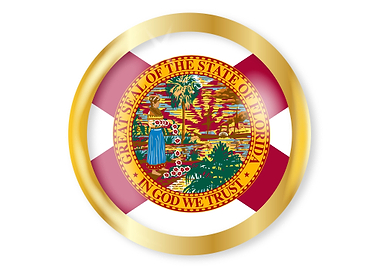 Florida Flag Button
