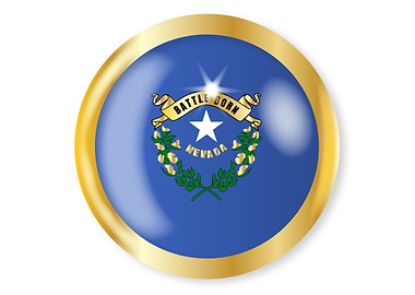 Nevada Flag Button