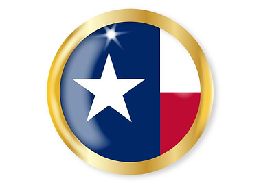 Texas Flag Button