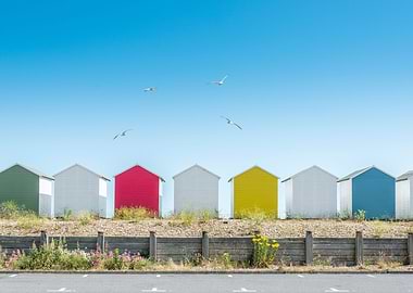 Pretty Beach Huts