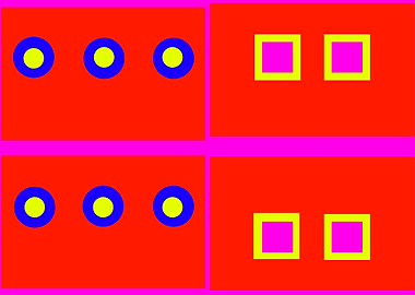 Circles and Squares Mix