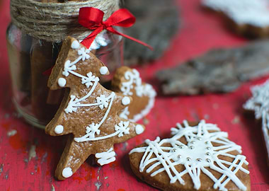 Xmas Gingerbread Tree H
