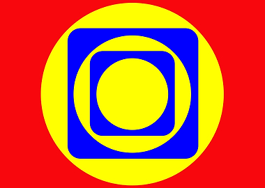 Yellow and Blue Circles