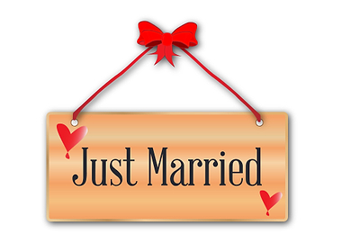 Just Married Sign