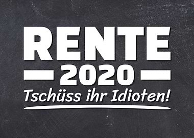 Rente 2020 Abschied
