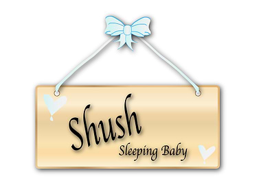 Shush Sleeping Baby Sign