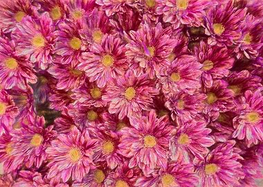 colorful daisy in bloom