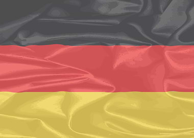 German Silk Flag