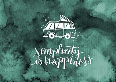 Van camper simplicity
