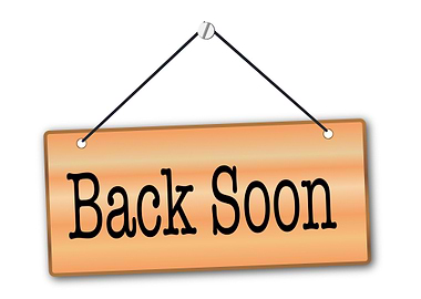 Back Soon Sign