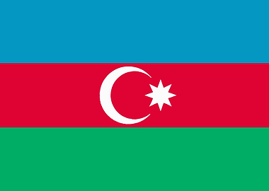 Azerbaijan Flag