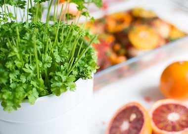Grapefruit On The Table