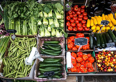 Morning Market In Florence