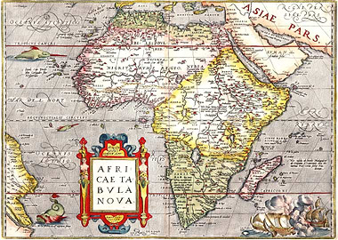 Africa Old Map 1570