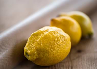 Three Fresh Lemons