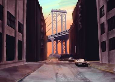 Manhattan Bridge 70s