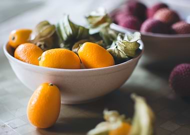 Bowl With Fruits
