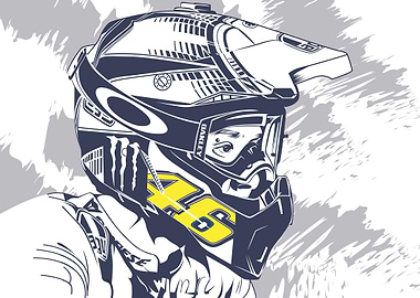 Rossi Vale 46 Ranch Helmet