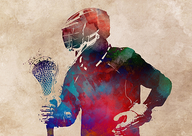lacrosse sport art
