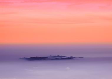 Island in the clouds