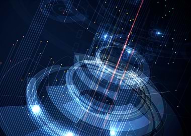 Conceptual technology illu