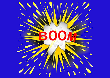 Boom Cartoon Bubble