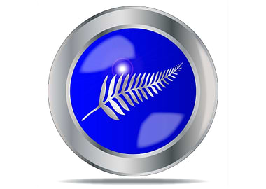 Silver Fern Button