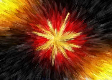 Abstract Star Explosion