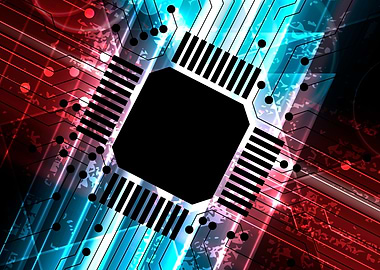 Conceptual technology illu