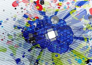 Conceptual technology illu